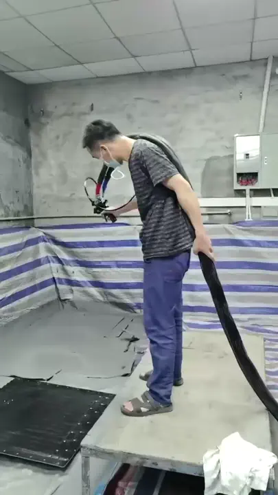 Polyurea spray demo